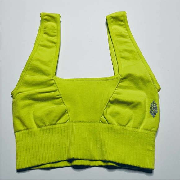 Free people fp movement good karma Neon Yellow/green Leggings and sports bra - Picture 7 of 10